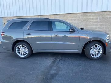 2023 Dodge Durango Gt Premium Rwd in a Destroyer Gray Clear Coat exterior color and Blackinterior. Wilmington Auto Center Chrysler Dodge Jeep Ram (937) 556-6430 wilmingtonautocentercdjr.com 