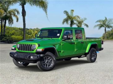 New 2026 Jeep Gladiator Sport S 4x4 in a Mojito exterior color and Blackinterior. Southbay Chrysler Jeep Dodge Ram (424) 404-5521 pixelmotiondemo.com 