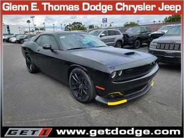 2023 Dodge Challenger R/T Scat Pack in a Pitch Black Clear Coat exterior color and Blackinterior. Glenn E Thomas 100 Years Of Excellence (866) 340-5075 getdodge.com 