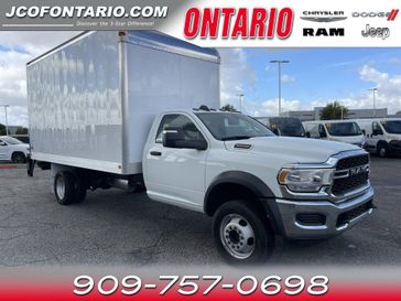 2024 RAM 5500 Chassis Cab Tradesman in a Bright White Clear Coat exterior color and Diesel Gray/Blackinterior. Ontario Auto Center ontarioautocenter.com 