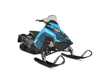 2024 Polaris Switchback XC in a Zenith Blue/Sky Blue exterior color. New England Powersports 978 338-8990 pixelmotiondemo.com 