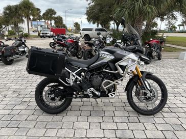 2024 Triumph Tiger 900 Rally Aragon Edition in a MATTE PHANTOM BLK exterior color. Euro Cycles of Daytona 386-257-2269 eurocyclesofdaytona.com 