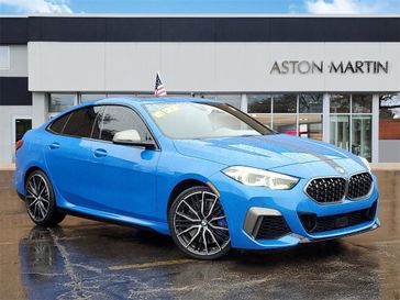 2021 BMW 2 Series M235i xDrive in a Misano Blue Metallic exterior color and Blackinterior. Glenview Luxury Imports 847-904-1233 glenviewluxuryimports.com 