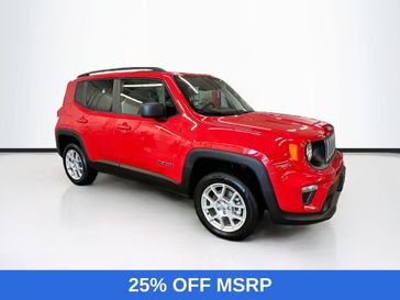 2023 Jeep Renegade Latitude 4x4 in a Colorado Red Clear Coat exterior color and Blackinterior. Sheridan Motors Auto (307) 218-2217 sheridanmotors.com 