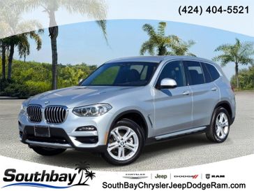 Used 2020 BMW X3 sDrive30i Sports Activity Vehicle in a Glacier Silver Metallic exterior color and Blackinterior. Southbay Chrysler Jeep Dodge Ram (424) 404-5521 pixelmotiondemo.com 