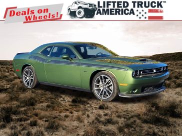 2023 Dodge Challenger R/T in a F8 Green exterior color and Blackinterior. Lifted Truck America 888-267-0644 liftedtruckamerica.com 