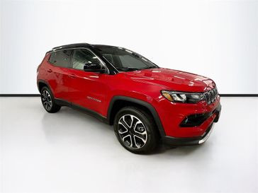 2024 Jeep Compass Limited 4x4 in a Red exterior color and Blackinterior. Sheridan Motors Auto (307) 218-2217 sheridanmotors.com 