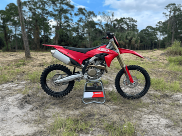 New 2026 Ducati Desmo 450 MX (Demo)  in a Red exterior color. Power Motorcycles USA 321-215-2065 powermotorcyclesusa.com 