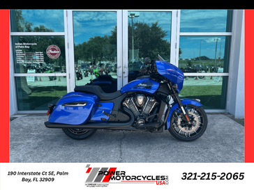 New 2026 Indian Motorcycle CHIEFTAIN PP DH DEEP BLUE METALLIC  in a BLUE exterior color. Power Motorcycles USA 321-215-2065 powermotorcyclesusa.com 