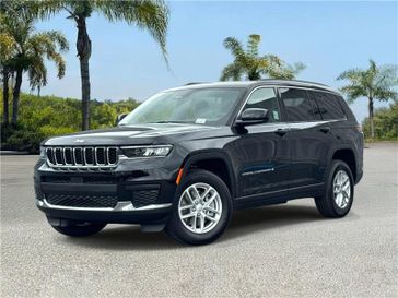 New 2026 Jeep Grand Cherokee L Laredo 4x2 in a Diamond Black Crystal Pearl Coat exterior color and Global Blackinterior. Southbay Chrysler Jeep Dodge Ram (424) 404-5521 pixelmotiondemo.com 