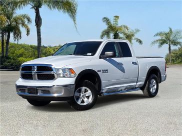 Used 2017 RAM 1500 SLT 4x2 Quad Cab 6'4 Box in a Bright White Clear Coat exterior color and Diesel Gray/Blackinterior. Southbay Chrysler Jeep Dodge Ram (424) 404-5521 pixelmotiondemo.com 