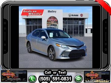 2022 Toyota Camry XLE in a Celestial Silver exterior color and Ashinterior. Melloy Dodge RAM FIAT 505-588-4459 melloydodge.com 