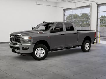 New 2026 RAM 2500 Tradesman Crew Cab 4x4 6'4' Box in a Granite Crystal Metallic Clear Coat exterior color. Kamaaina Motors 1-808-746-7956 kamaainamotors.com 