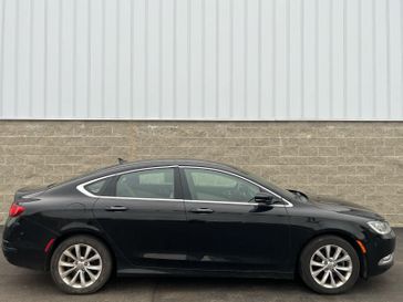 2015 Chrysler 200 C in a Black Clear Coat exterior color and Linen/Blackinterior. Wilmington Auto Center Chrysler Dodge Jeep Ram (937) 556-4751 wilmingtonautocentercdjr.com 