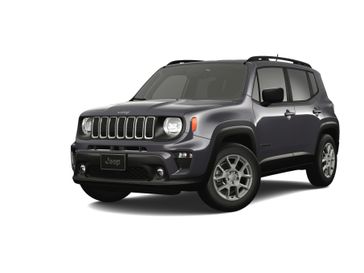 2023 Jeep Renegade Latitude 4x4 in a Graphite Gray exterior color and Blackinterior. Victor Chrysler Dodge Jeep Ram 585-236-4391 victorcdjr.com 