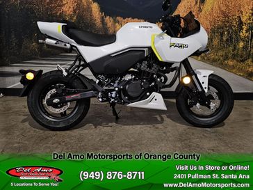 2024 CFMOTO CF125-8US  in a NEBULA WHITE exterior color. Del Amo Motorsports of Orange County (949) 416-2102 delamomotorsports.com 