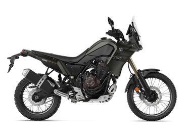 2024 Yamaha Tenere in a Shadow Gray exterior color. New England Powersports 978 338-8990 pixelmotiondemo.com 