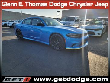 2023 Dodge Charger Scat Pack in a B5 Blue exterior color and Blackinterior. Glenn E Thomas 100 Years Of Excellence (866) 340-5075 getdodge.com 