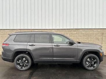 2024 Jeep Grand Cherokee L Limited 4x4 in a Baltic Gray Metallic Clear Coat exterior color and Global Blackinterior. Wilmington Auto Center Chrysler Dodge Jeep Ram (937) 556-6430 wilmingtonautocentercdjr.com 