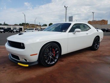 2023 Dodge Challenger Gt in a White Knuckle exterior color and Blackinterior. Matthews Chrysler Dodge Jeep Ram 918-276-8729 cyclespecialties.com 