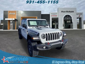 2023 Jeep Gladiator Rubicon 4x4 in a Bright White Clear Coat exterior color and Blackinterior. Stan McNabb Chrysler Dodge Jeep Ram FIAT 931-408-9662 