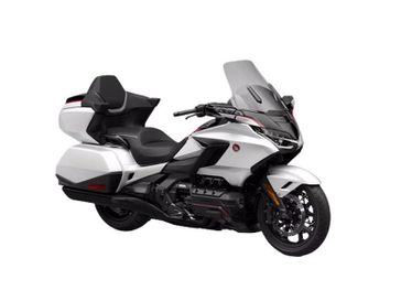 2024 Honda Gold Wing Tour in a Pearl White exterior color. Greater Boston Motorsports 781-583-1799 pixelmotiondemo.com 