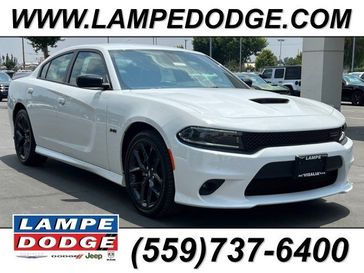 2023 Dodge Charger R/T in a White Knuckle exterior color. Lampe Chrysler Dodge Jeep RAM 559-471-3085 pixelmotiondemo.com 