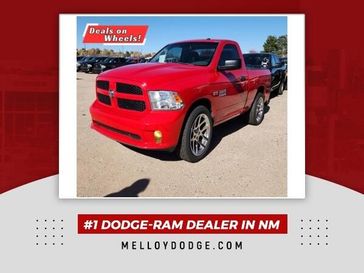 2014 RAM 1500 Express in a Flame Red Clear Coat exterior color and Blackinterior. Melloy Dodge RAM FIAT 505-588-4459 melloydodge.com 