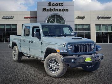 New 2026 Jeep Gladiator Sport S in a Gray exterior color and Blackinterior. Southbay Chrysler Jeep Dodge Ram (424) 404-5521 pixelmotiondemo.com 