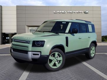 2023 Land Rover Defender 75th Edition in a Grasmere Green exterior color. Ventura Auto Center 866-978-2178 venturaautocenter.com 
