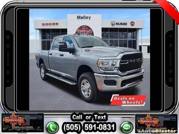 2024 RAM 3500 Tradesman Crew Cab 4x4 6'4' Box in a Billet Silver Metallic Clear Coat exterior color and Blackinterior. Melloy Dodge RAM FIAT 505-588-4459 melloydodge.com 