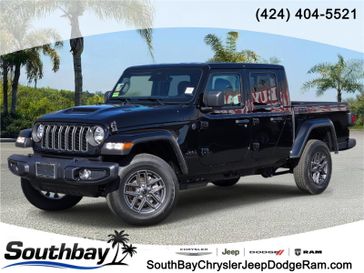 New 2026 Jeep Gladiator Sport S 4x4 in a Black Clear Coat exterior color and Blackinterior. Southbay Chrysler Jeep Dodge Ram (424) 404-5521 pixelmotiondemo.com 