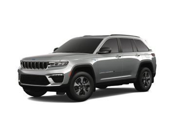 2023 Jeep Grand Cherokee 4xe in a Silver Zynith exterior color and Global Blackinterior. Victor Chrysler Dodge Jeep Ram 585-236-4391 victorcdjr.com 