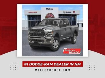 2024 RAM 2500 Big Horn Crew Cab 4x4 6'4' Box in a Billet Silver Metallic Clear Coat exterior color and Blackinterior. Melloy Dodge RAM FIAT 505-588-4459 melloydodge.com 