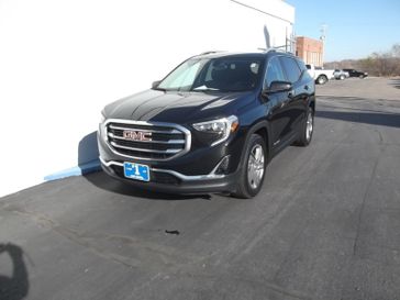 2019 GMC Terrain SLT in a Black exterior color and Blackinterior. John Hoffer Chrysler Jeep 785-289-5811 johnhofferchryslerjeep.com 