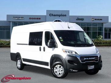 2024 RAM Promaster 3500 Slt Cargo Van High Roof 159' Wb Ext in a Bright White Clear Coat exterior color and VINYLinterior. Champion Chrysler Jeep Dodge Ram 800-549-1084 pixelmotiondemo.com 