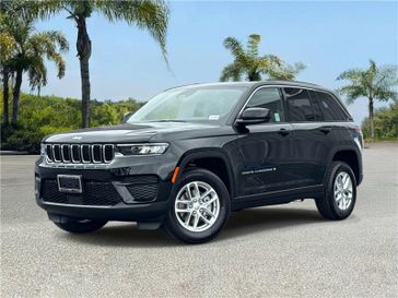 New 2026 Jeep Grand Cherokee Laredo 4x2 in a Diamond Black Crystal Pearl Coat exterior color and Global Blackinterior. Southbay Chrysler Jeep Dodge Ram (424) 404-5521 pixelmotiondemo.com 