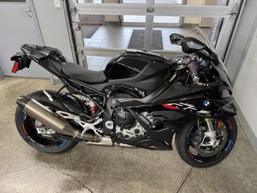 2024 BMW S 1000 RR BLACK STORM METALLIC  in a BLACK exterior color. Cascade Moto Eugene 541-338-0269 cascademotoeugene.com 