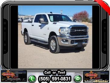 2023 RAM 2500 Big Horn in a Bright White Clear Coat exterior color and Diesel Gray/Blackinterior. Melloy Dodge RAM FIAT 505-588-4459 melloydodge.com 