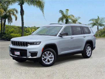 Used 2022 Jeep Grand Cherokee L Limited 4x2 in a Silver Zynith exterior color and Global Blackinterior. Southbay Chrysler Jeep Dodge Ram (424) 404-5521 pixelmotiondemo.com 