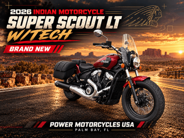 New 2026 Indian Motorcycle SUPER SCOUT LT W&sol;TECH 