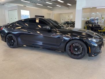 2021 BMW M4 Competition in a Black Sapphire Metallic exterior color and Blackinterior. Lotus North Jersey 908-376-2300 lotusnj.com 