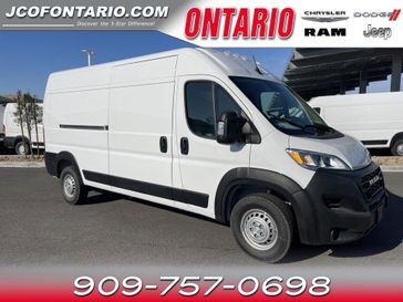 2024 RAM ProMaster Cargo Van Tradesman in a Bright White Clear Coat exterior color and Blackinterior. Ontario Auto Center ontarioautocenter.com 