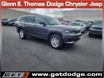 2023 Jeep Grand Cherokee L Laredo 4x4 in a Baltic Gray Metallic Clear Coat exterior color and Global Blackinterior. Glenn E Thomas 100 Years Of Excellence (866) 340-5075 getdodge.com 