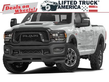 2023 RAM 2500 Big Horn in a Bright White Clear Coat exterior color and Blackinterior. Lifted Truck America 888-267-0644 liftedtruckamerica.com 
