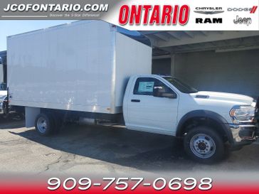 2024 RAM 5500 Chassis Cab Tradesman in a Bright White Clear Coat exterior color and Diesel Gray/Blackinterior. Ontario Auto Center ontarioautocenter.com 