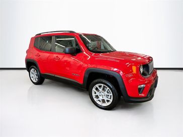 2023 Jeep Renegade Latitude 4x4 in a Colorado Red Clear Coat exterior color and Blackinterior. Sheridan Motors Auto (307) 218-2217 sheridanmotors.com 