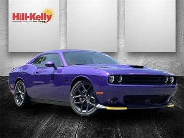 2023 Dodge Challenger R/T in a Plum Crazy exterior color and Blackinterior. Hill-Kelly Dodge (850) 786-2130 hillkellydodge.com 