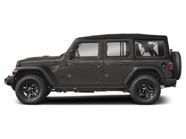 New 2026 Jeep Wrangler Rubicon in a Granite Crystal Metallic Clear Coat exterior color and Blackinterior. Perkins La Junta 719-383-2250 perkinslajunta.com 