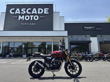 2025 Triumph SCRAMBLER 400 X - CARNIVAL RED - PHANTOM BLACK 